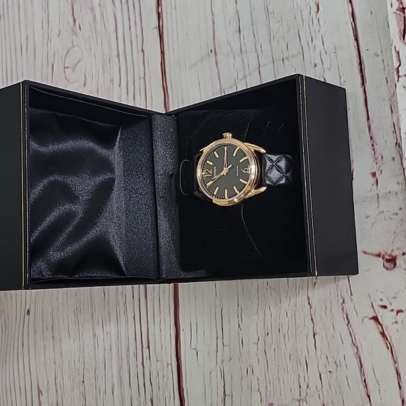 Citizen Eco-Drive Gold and Black Women's Watch - Picture 3 of 9